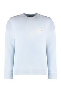 Cotton crew-neck sweatshirt